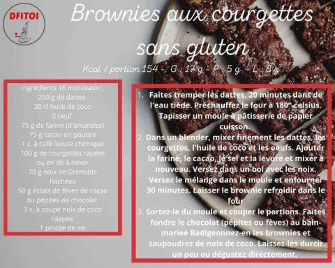 Brownies courgettes sans gluten 2/15